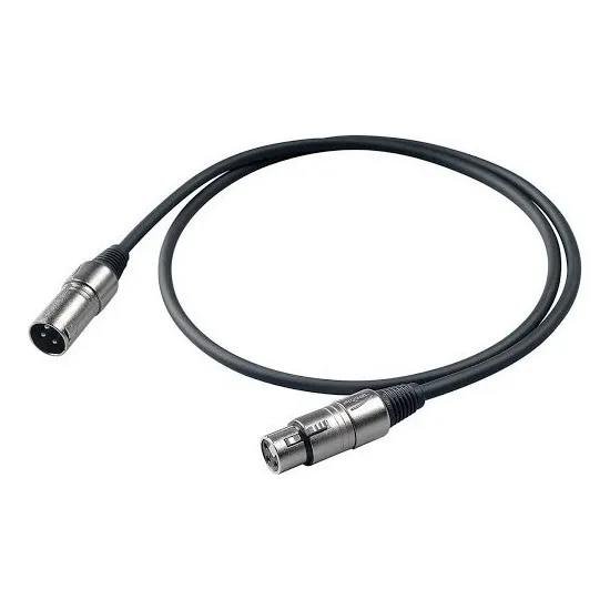 Cable XLR de 1 XLR MACHO macho a 1 XLR Hembra hembra Proel BULK250LU10 no aplica de 10m