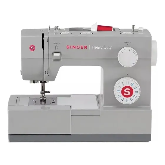 Máquina de coser recta zigzag Singer Heavy Duty 4423 portable color gris 220V