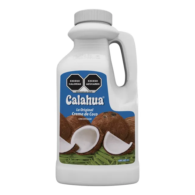 Crema De Coco De 2lt, Marca Calahua.