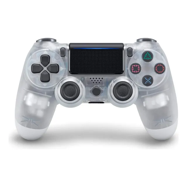 Joystick Inalámbrico Control Compatible Ps4 Transparente Ax® Color Gris