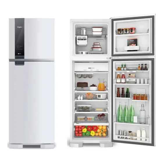 Heladera Whirlpool Digital 400 L Frio Seco 2 Puertas Dimm