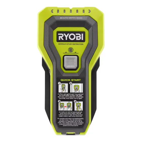 Detector De Barrotes De Madera, Ryobi A Baterias Esf5002 Verde Lima