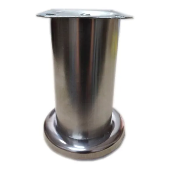 Patas  Para Muebles  Cromadas De Metal 10cm Con Soporte