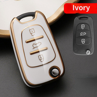 Funda De Llave For Kia Rio K2 K3 K5 Ivory Funda De Llave For Kia Rio K2 K3 K5 Ivory