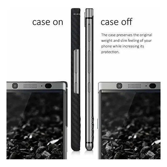 Rigida Para Blackberry Keyone Key1 Color Negro Mate