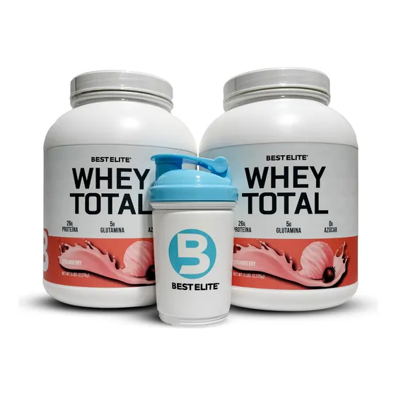 Proteina Limpia 100% Whey Total 10 Libras Best Elite 10lb 10 Lb