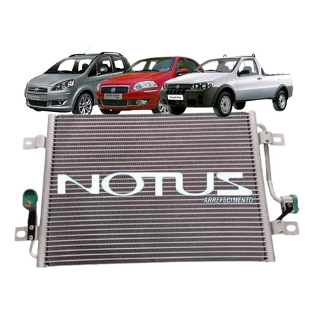 Condensador Fiat Idea Palio Siena Strada 1.8 2003 A 2019 Condensador Fiat Idea Palio Siena Strada 1.8 2003 A 2019