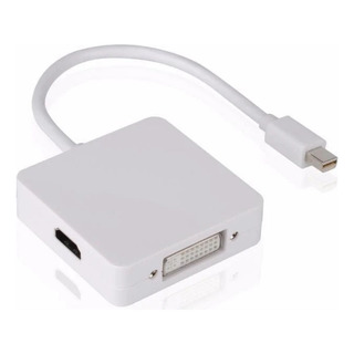 Cabo Adaptador 3x1 Mini Dp Macho Para Dp/hdmi/dvi Fêmea Cabo Adaptador 3x1 Mini Dp Macho Para Dp/hdmi/dvi Fêmea
