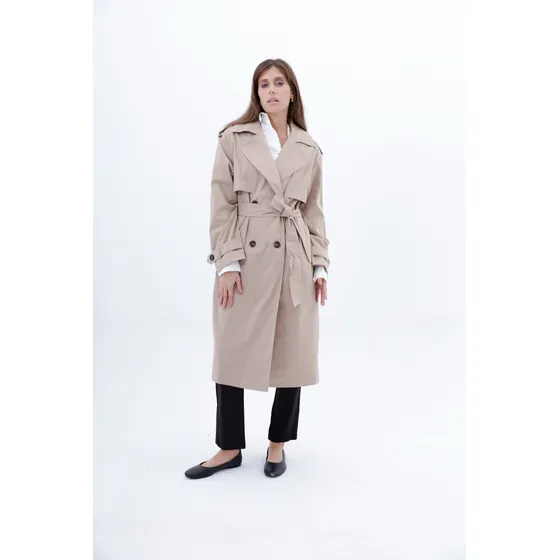 Sobretodo Trench Mujer Upminorista Importado Elegante