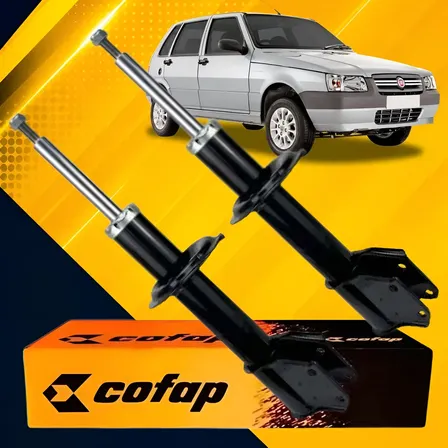 Par Amortecedor Dianteiro Fiat Uno 1989 A 2013 Cofap