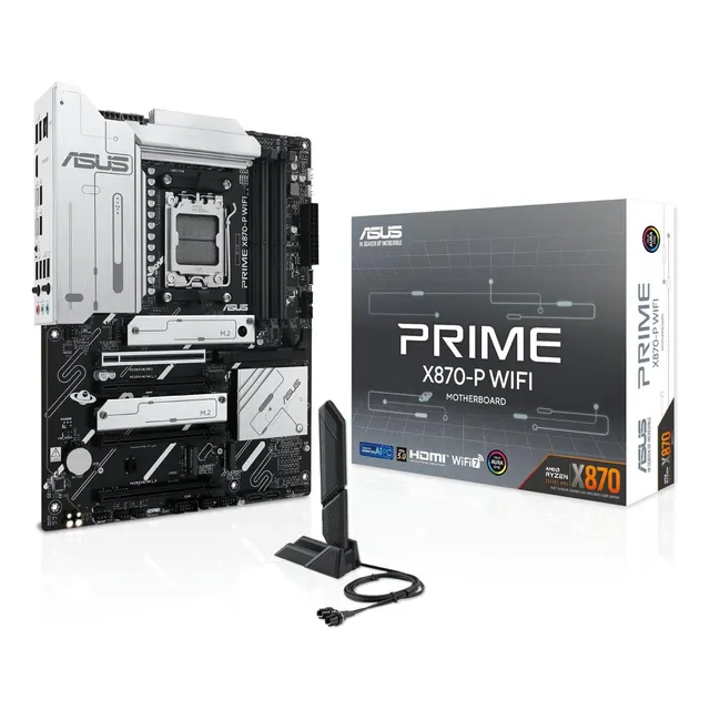 Placa madre Asus Prime X870-p Wi-Fi Am5 X870 ATX con batería