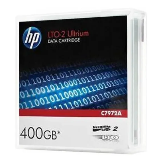 Cinta Magnética De Datos Hp Lto-2 Ultrium C7972a De 400 Gb