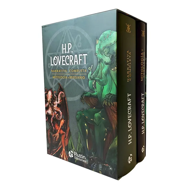 PACK H P LOVECRAFT NARRATIVA COMPLETA MITOLOGIA Y BESTI, de Lovecraft, H. P.. Editorial Plutón Ediciones, tapa dura en español
