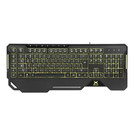 Teclado Gaming Delux Con Iluminacion Rgb