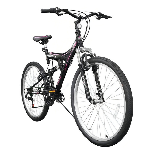 Bicicleta Mountain Bike Tk3 Track Tb 200xs R26 Tamanho Do Uadro 18 - Preto/rosa Bicicleta Mountain Bike Tk3 Track Tb 200xs R26 Tamanho Do Uadro 18 - Preto/rosa