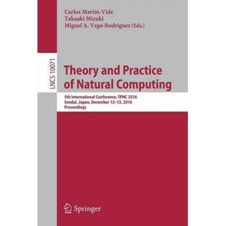 Libro Theory And Practice Of Natural Computing : 5th Inte... Libro Theory And Practice Of Natural Computing : 5th Inte...