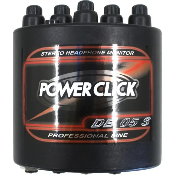 Amplificador Headphone Power Click Db05 Stereo Com Fonte