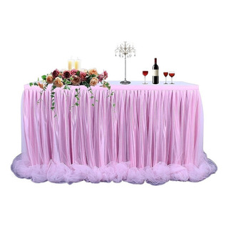 Falda De Mesa De Tul Para Boda Bebé Fiesta Ducha Falda De Mesa De Tul Para Boda Bebé Fiesta Ducha
