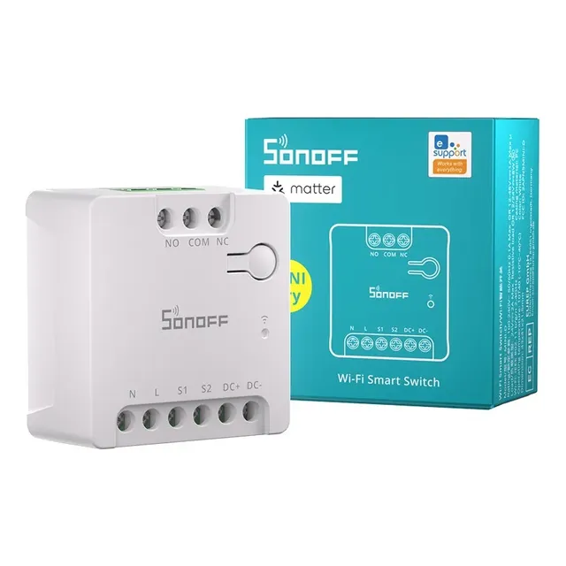 Sonoff Mini-d Relé Contacto Seco Matter Apple Alexa Google