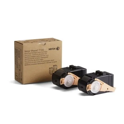 Original De Xerox Negro Toner Para La Phaser 7100, 2-pack, 1