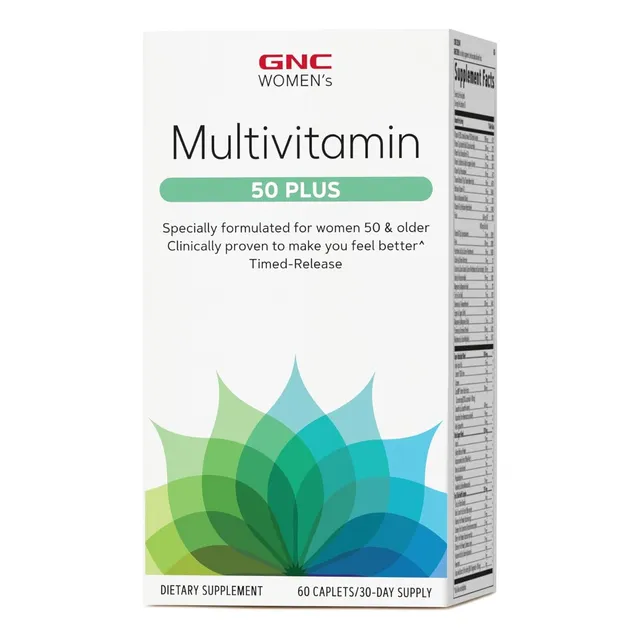 Multivitamínico 50 Plus Gnc 60 Comprimidos
