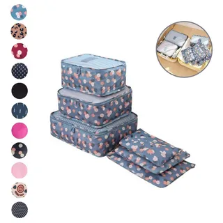 Organizador De Mala De Bagagem Viagem Kit 6 Necessaire Bolsa Organizador De Mala De Bagagem Viagem Kit 6 Necessaire Bolsa