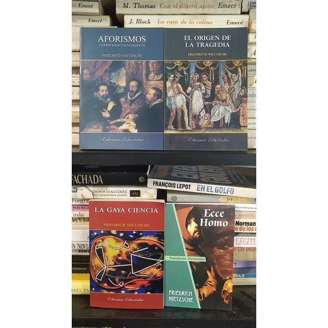 Ecce + Gaya + Tragedia + Aforismos Nietzsche Libertador Grad