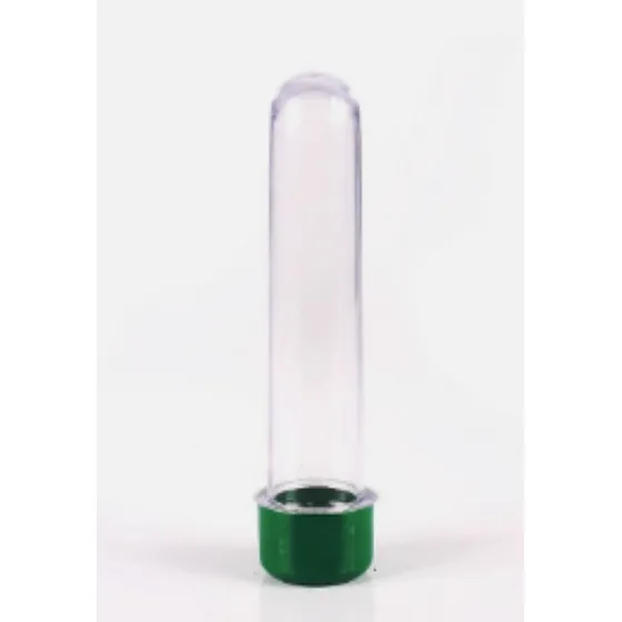 Tubo Plastico 13cm Com 10 Verde