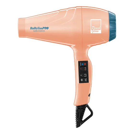 Secador Nano Titanium 2000w Peach Glow Babyliss Pro