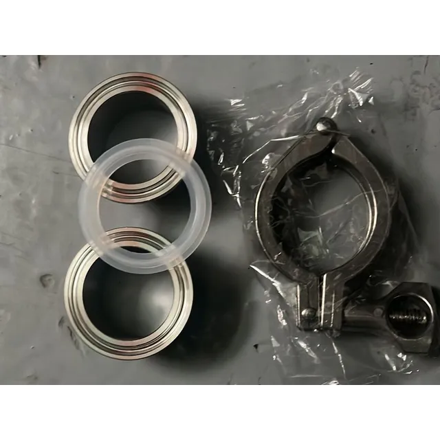 Ferrul Tipo Clamp Sanitario Inoxidable Abrazadera Empacadura