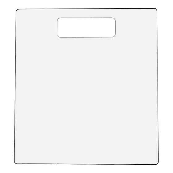 Tabla Plegable Acrilico Para Camisa 11  Ancho X 12  Largo