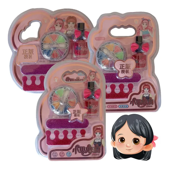 Juego De Pedicure Para Niñas Pintura Uñas Lima Delineador