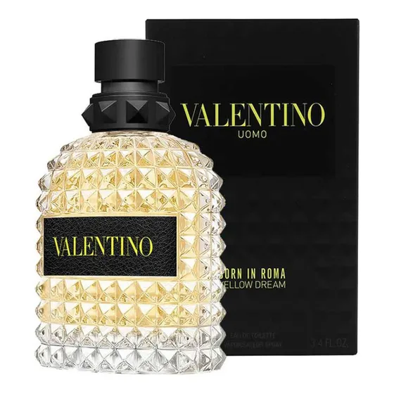 Perfume Valentino Uomo Born In Roma Yellow 100ml