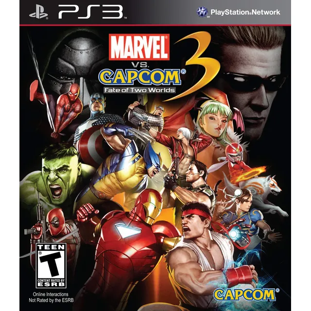 Marvel Vs Capcom 3: Fate Two Worlds Fisico Ps3 Detalle Caja