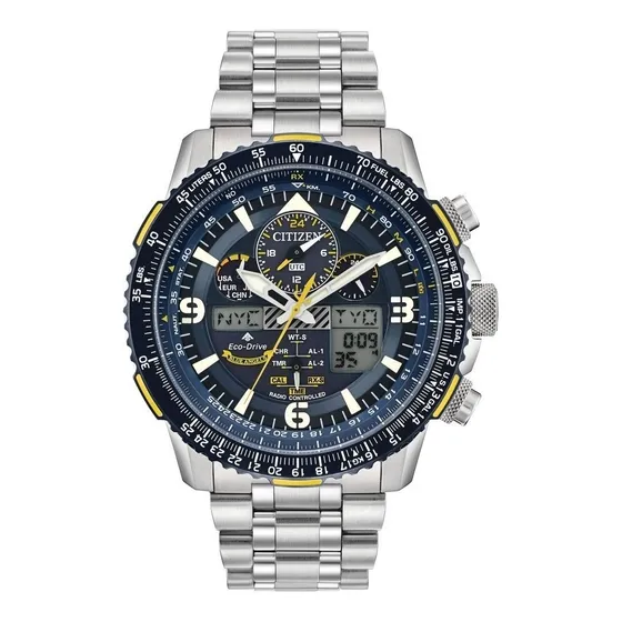 Reloj Citizen Eco Drive Blue Angels Skyhalk JY8078-52l