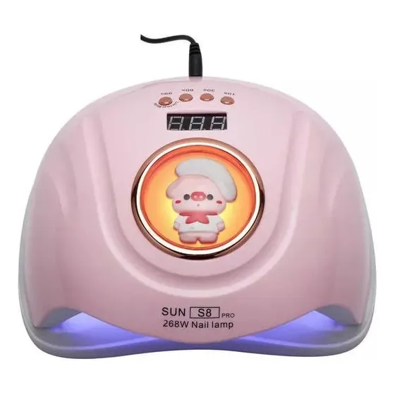 Lampara Led Para Secado De Uñas Todos Esmalte Gel Uv 268w