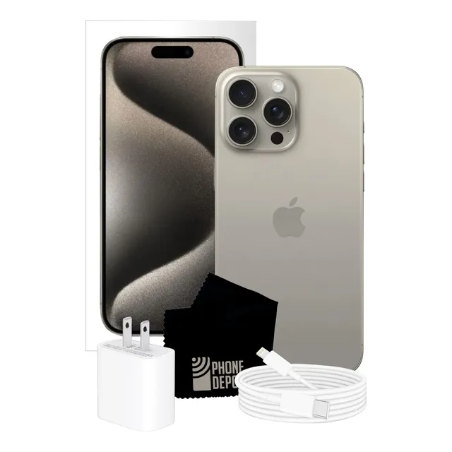 Apple iPhone 15 Pro 128 Gb Titanio Natural Esim Con Caja Original - Excelente