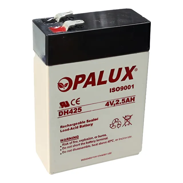 Bateria Recargable 4v 2.5ah Dh425 Repuesto Luz Emerg. Opalux