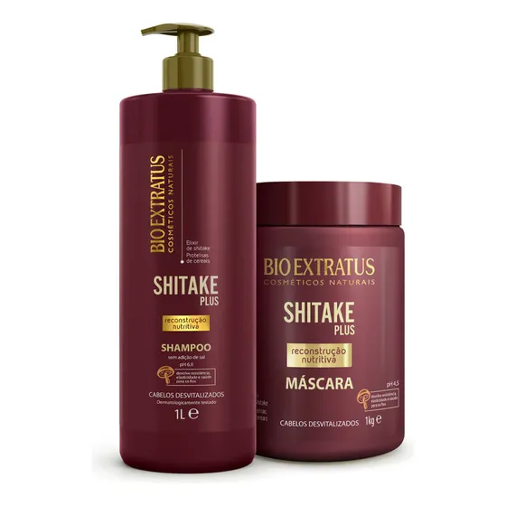 Kit Shitake (1l/kg) Shampoo E Máscara