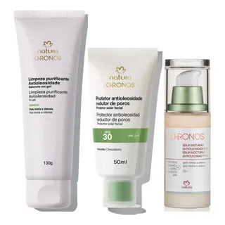 Kit Antioleosidad Y Reducción De Poros Chronos Natura Kit Antioleosidad Y Reducción De Poros Chronos Natura