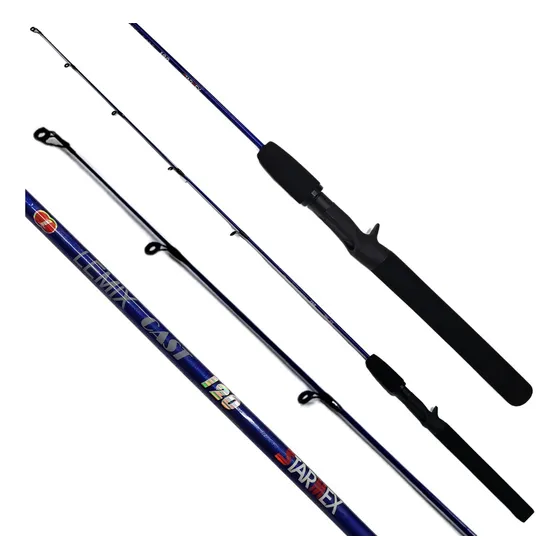 Vara Pesca Pescaria Starmex Lemix 1,20m Para Carretilha