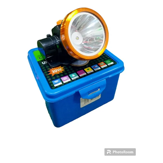 Lámpara Led Minera Frontal Recargable Largo Alcance Uma4 30w