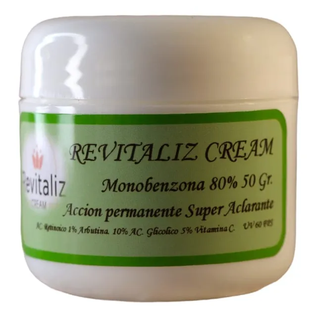 Crema Aclarante Permanente  (monobenzona 50 Gr Al 80%)
