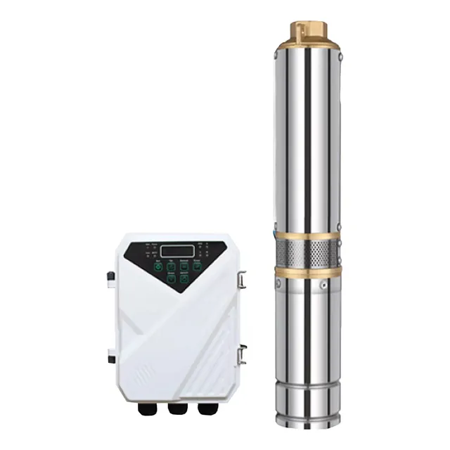Bomba De Agua Sumergible Solar 4  100mt Prof 1500 Watts