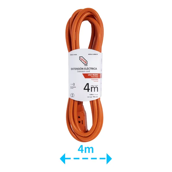 Multicontacto  Iusa 619346color naranja