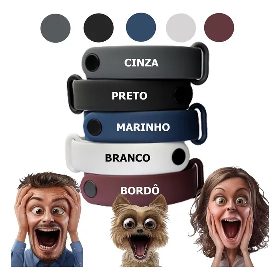 Kit Com 5 Pulseiras Para Mi Band 4 Miband4 M4 100% Silicone 