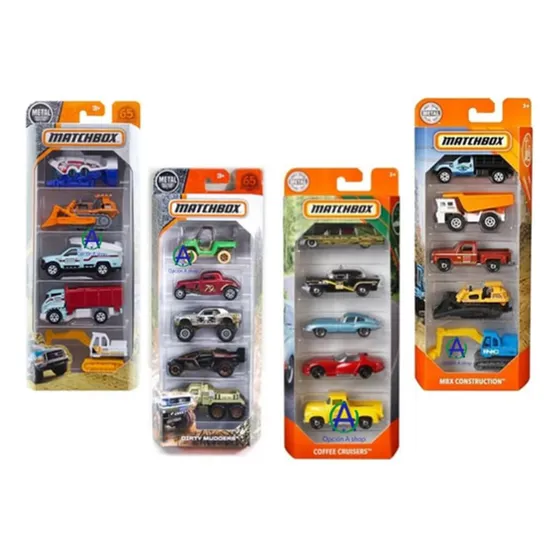 Paquete De 5 Carritos Matchbox Series A Elegir Vehículos