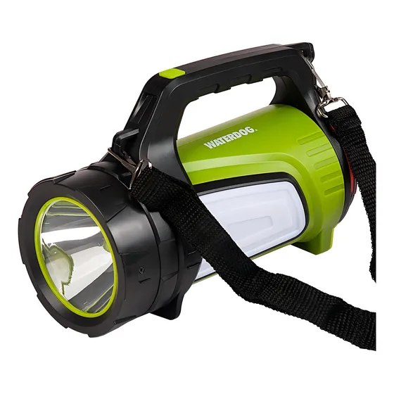 Reflector Multifunción Waterdog Wol512 Recargable Color de la linterna Verde Color de la luz Blanco
