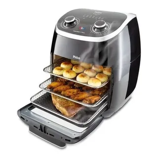 Forno E Fritadeira 2 Em 1 Philco Air Fry Oven 11 Litros 110v Forno E Fritadeira 2 Em 1 Philco Air Fry Oven 11 Litros 110v