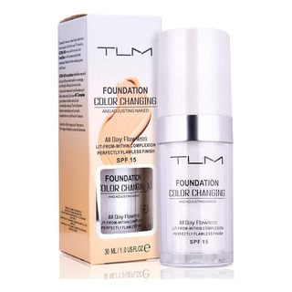 Base Líquida De Maquiagem Tlm Color Changing Foundation 30ml Base Líquida De Maquiagem Tlm Color Changing Foundation 30ml